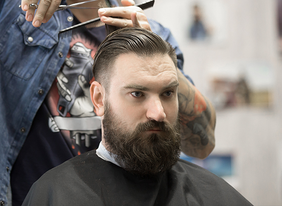 Daly Grove Barbershop interior – Edmonton barbers since 2007