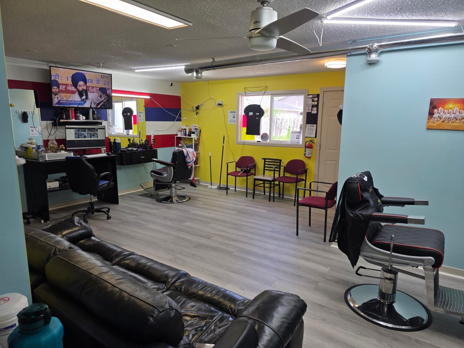 Classic haircut style at Daly Grove Barbershop Edmonton